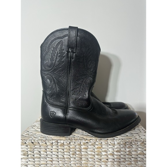Ariat Stratten Boots Sport Western Wide Round  Toe Black Mens Size 13D 10046870 - Picture 1 of 12